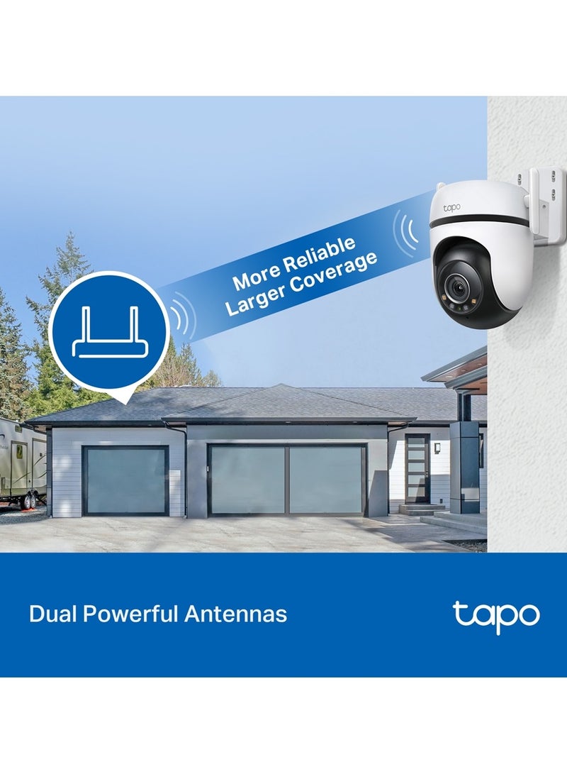 TP-Link (Tapo C520WS)  2K Outdoor Pan/Tilt Security Wi-Fi Camera,IP66 Weatherproof, AI Detection,360° Visual Coverage, Starlight Colour Night Vision, Cloud &Local Storage, Works with Alexa&Google Home - pnsku/N70072246V/45/_/1715587341/3f702ffe-12de-4fbf-9a27-dd35ffe667a8