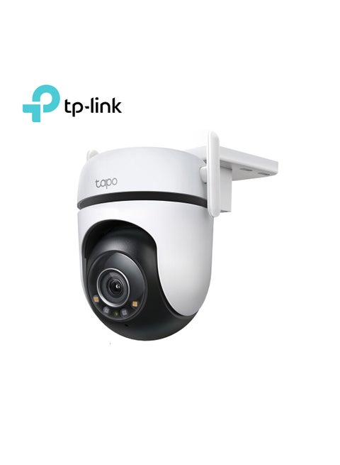 TP-Link (Tapo C520WS)  2K Outdoor Pan/Tilt Security Wi-Fi Camera,IP66 Weatherproof, AI Detection,360° Visual Coverage, Starlight Colour Night Vision, Cloud &Local Storage, Works with Alexa&Google Home