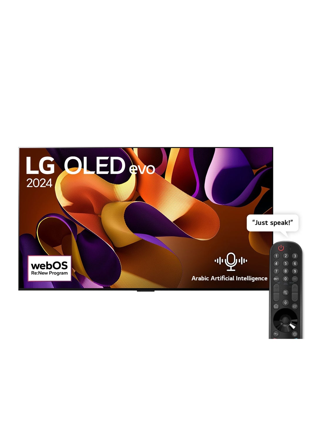 LG 83 Inch OLED evo G4 4K OLED83G46LA Black 