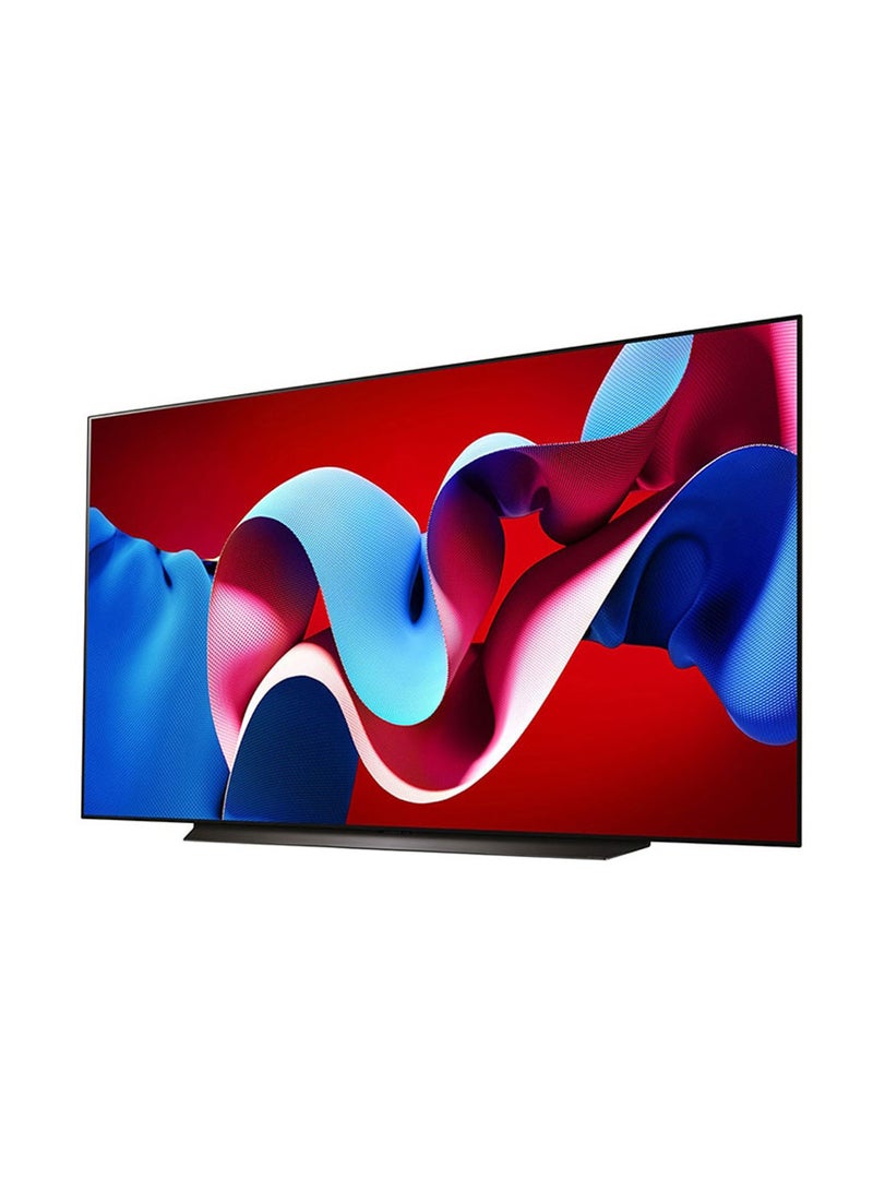 LG - 83 Inch OLED evo C4 4K OLED83C46LA Black - Image 1