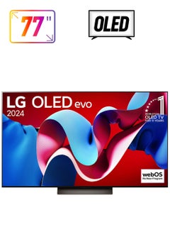 77-Inch OLED evo C4 4K Smart TV With AI ThinQ, Magic Remote, Dolby Vision, WebOS 24, 2024 Model OLED77C46LA Black OLED77C46LA Black - pnsku/N70072254V/45/_/1739967033/036918c9-aa1c-4690-acae-23145964bca1