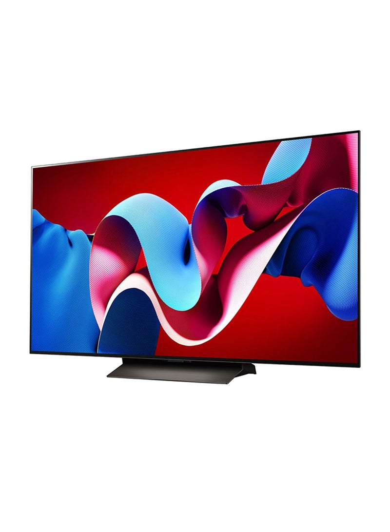 LG - 55 Inch OLED evo C4 4K OLED55C46LA Black - Image 1