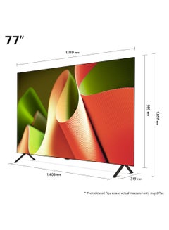 LG 77-Inch 4K Smart OLED TV With AI ThinQ, Magic Remote, Dolby Vision, WebOS24, 2024 Model OLED77B46LA Black OLED77B46LA Black  - Image 3