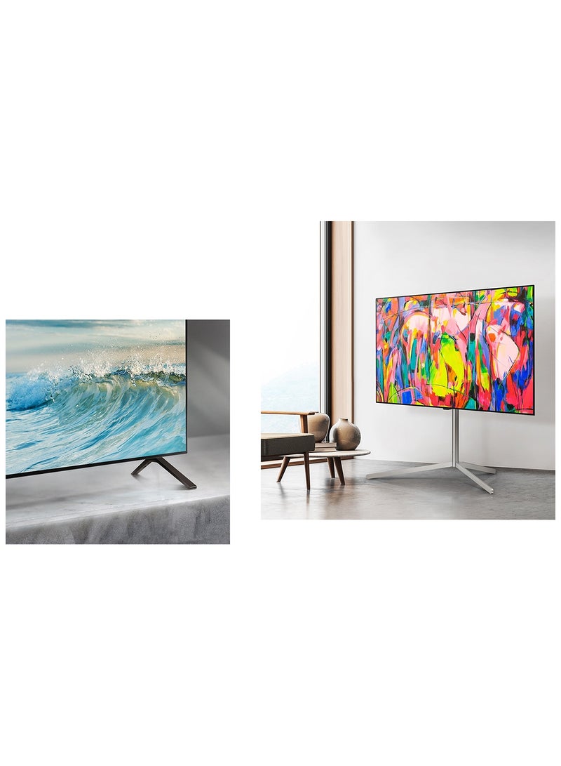 LG - 65-Inch 4K Ultra HD Smart OLED TV With AI ThinQ, Dolby Vision IQ, Dolby Atmos, webOS, Alexa Built-In, Google Assistant, HDMI 2.1, Gaming Mode OLED65B46LA Black OLED65B46LA Black - Image 1