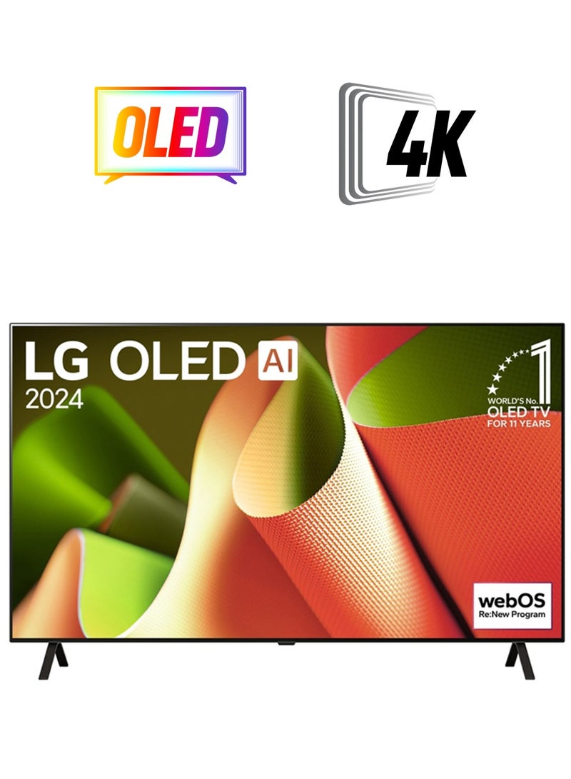 LG 65-Inch 4K Ultra HD Smart OLED TV With AI ThinQ, Dolby Vision IQ, Dolby Atmos, webOS, Alexa Built-In, Google Assistant, HDMI 2.1, Gaming Mode OLED65B46LA Black OLED65B46LA Black  - Image 1