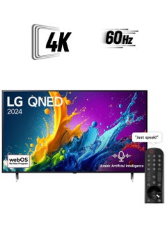 86 Inch QNED QNED80 4K 86QNED80T Black 86QNED80T Black
