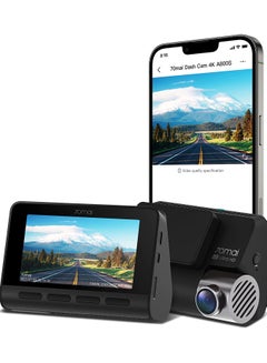 70mai 4K Smart Dash Cam A800, Imx415 Native True 4K Resolution, Built-In Gps & Adas, Wifi, G-Sensor, 3" Ips Screen, Ios/Android App  - Image 1