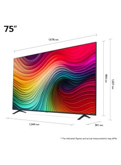 LG 2024 NanoCell NANO81 75 75NANO81T Black  - Image 3