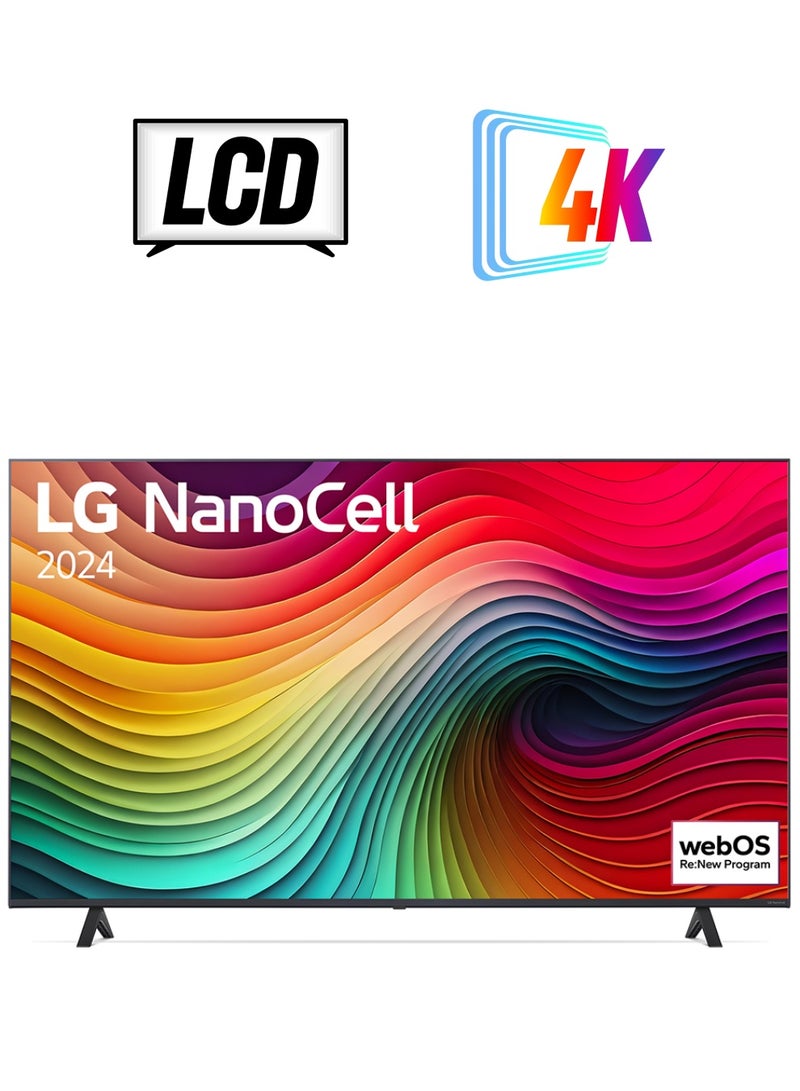 LG - 2024 NanoCell NANO81 75 75NANO81T Black - Image 1
