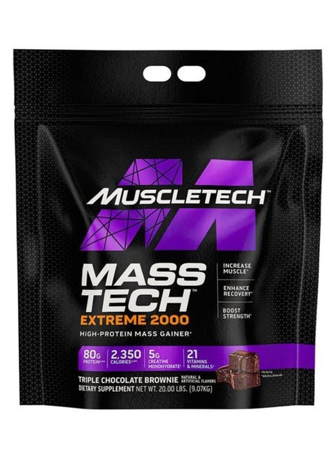 Mass Tech Extreme 2000 Triple Chocolate Brownie 20lbs