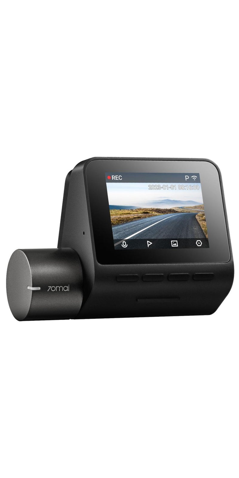 70mai Midrive A200 Dashcam,HDR 1080P 60 FPS IPS 2.0 Inch,130 FOV,Night Owl Vision,G-Sensor,WiFi-Black - Image 1