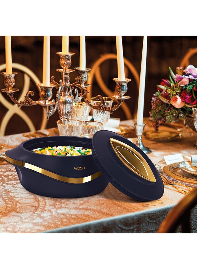 Milton 3-Piece Casserole Set (860ml, 1.27L, 1.96L) Double-Walled Hotpot with PU Insulation & Stainless Steel Inner, Keeps Food Hot/Cold for Hours, Perfect for Serving biryani, Roti - Pearl Reg Blue - Image 5