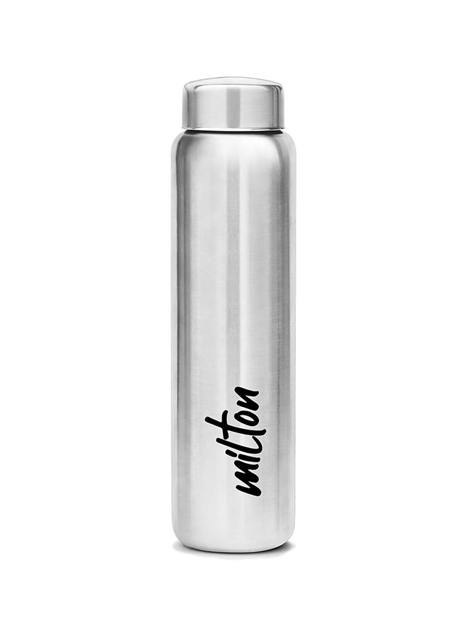 Aqua 1000 Stainless Steel Water Bottle, 950 ml, Silver | Leak Proof | Office Bottle | Gym Bottle | Home | Kitchen | Hiking | Treking Bottle | Travel Bottle Silver 