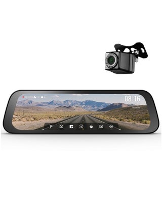S500 مرآة الرؤية الخلفية DashCam، 3K 1944P أمامي وخلفي FHD، STARVIS 2 مع Dual HDR، شاشة لمس IPS 9.35 بوصة، مستشعر G، WiFi، مكثف فائق، وضع انتظار اختياري، دعم حتى 128 جيجابايت - pnsku/N70072371V/45/_/1715612500/f4d946ee-5d32-4c46-a2d5-b702946d0d12