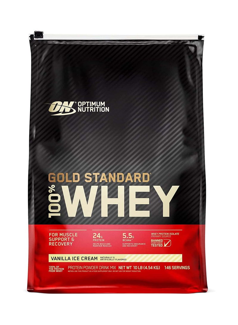 Gold Standard 100% Whey Protein-Vanilla Ice Cream-146 Servings (9.98 lb) - pnsku/N70072378V/45/_/1715653849/72a37bbc-a142-4731-bf40-2b991196dd51