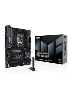 TUF Gaming Z790-Pro Wi-Fi LGA1700 ATX Motherboard, Intel Z790 Chipset, 4x DDR5 Slots, 192GB Max Memory, 4x M.2 Slots, PCIe 5.0 x16 Slot, WiFi 6E with Asus WiFi Q-Antenna, Black | 90MB1FJ0-M0EAY0
