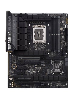 أسوس اللوحة الأم TUF Gaming Z790-Pro Wi-Fi LGA1700 ATX، مجموعة شرائح Intel Z790، 4x فتحات DDR5، ذاكرة بحد أقصى 192 جيجابايت، 4x فتحات M.2، فتحة PCIe 5.0 x16، WiFi 6E مع Asus WiFi Q-Antenna، أسود | 90MB1FJ0-M0EAY0  - Image 2