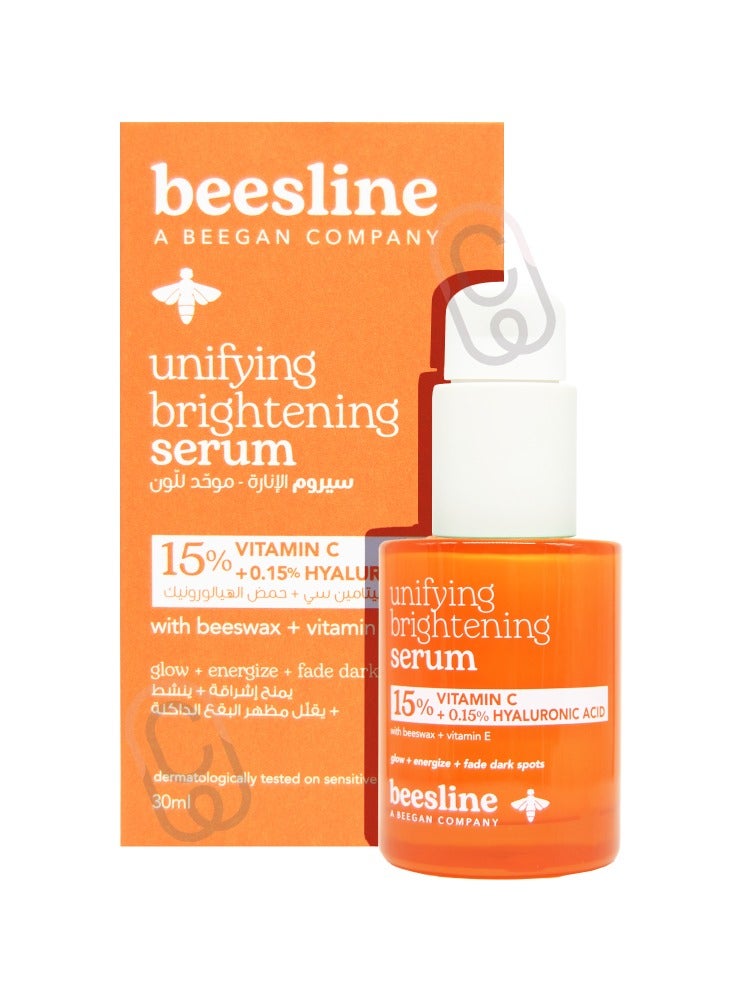 Beesline Unifying Brightening Vitamin C 15 %  Serum With Hyaluronic Acid 30ml  - Image 1