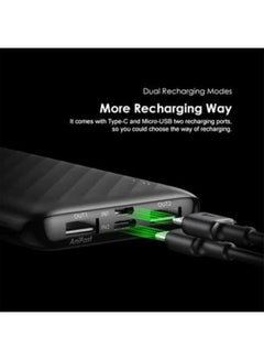 Oraimo 10000 mAh Oraimo OPB-P118D 2.4A Max Fast Charging Portable Power Bank Black  - Image 3