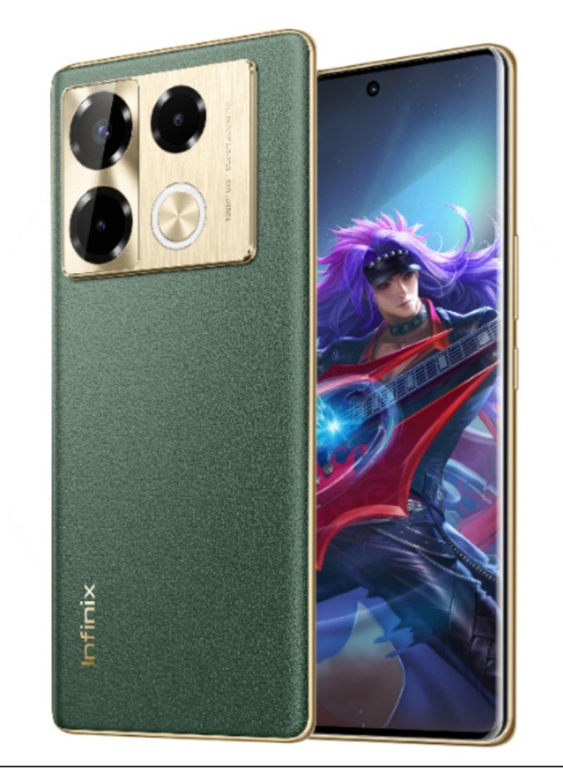 Infinix - Note 40 Pro 4G Vintage Green 8+8GB 256GB - International Version - Image 1