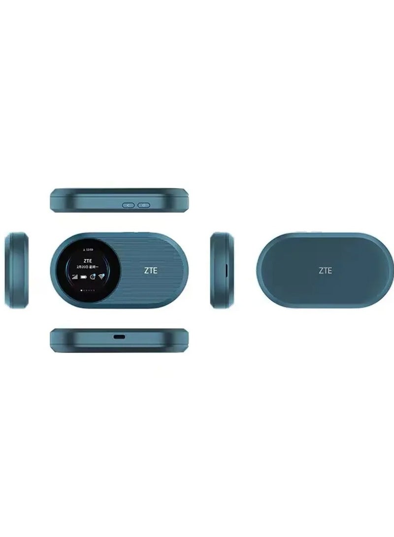 ZTE - Wireless Mobile WI-Fi router Battery capacity: 3000 mAh  U10S PRO Navy Blue - Image 1