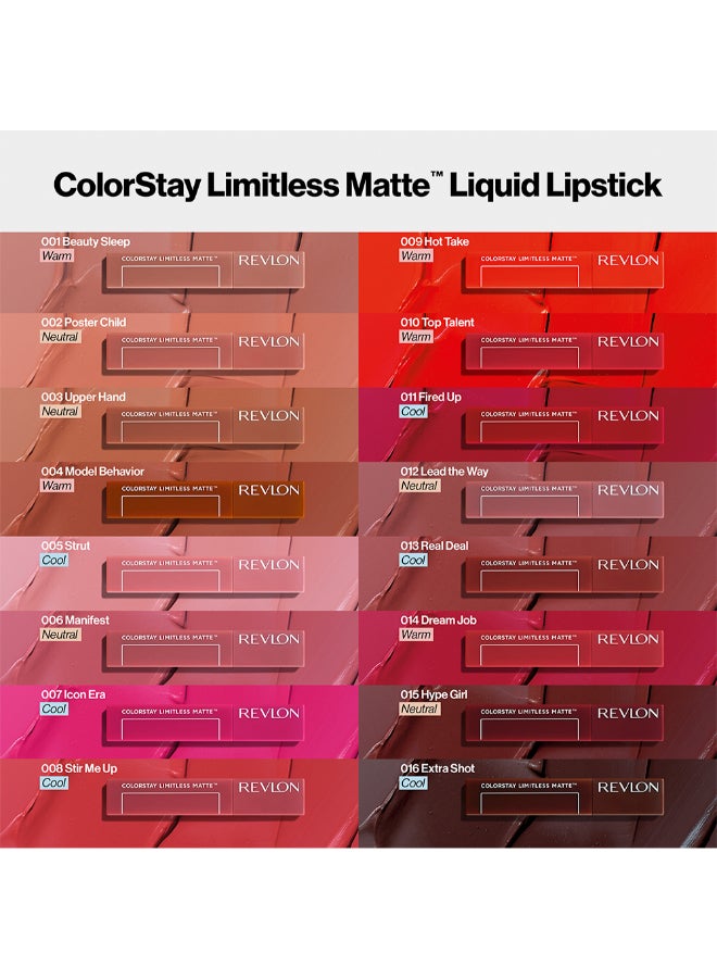 Revlon - ColorStay Limitless Matte Liquid Lipstick Top Talent 010 - Image 1