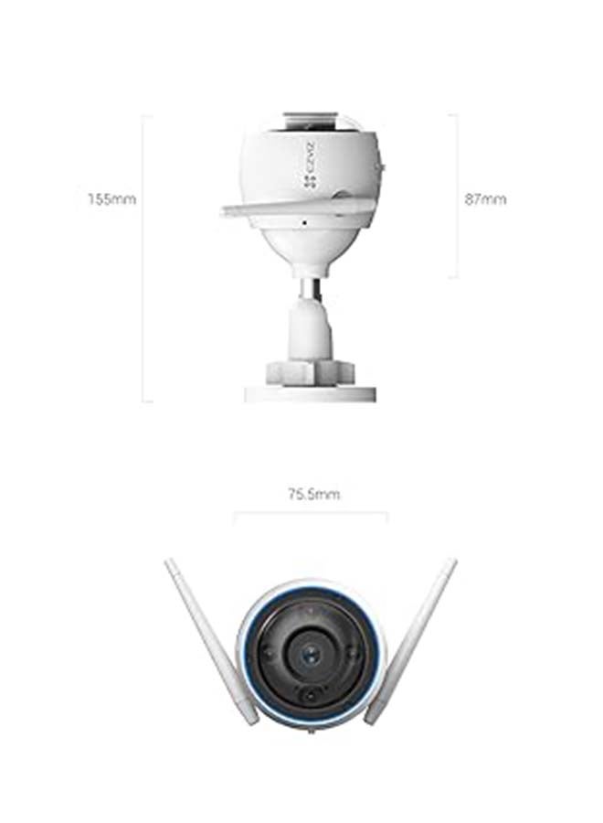 EZVIZ - H3 3K Smart Home Camera, Color Night Vision, Two Way Talk, AI Powered Human, Supports Local Micro SD Card, Active Defense, Vehicle Shape Detection, 2.4Ghz Wifi Connectivity - Image 1