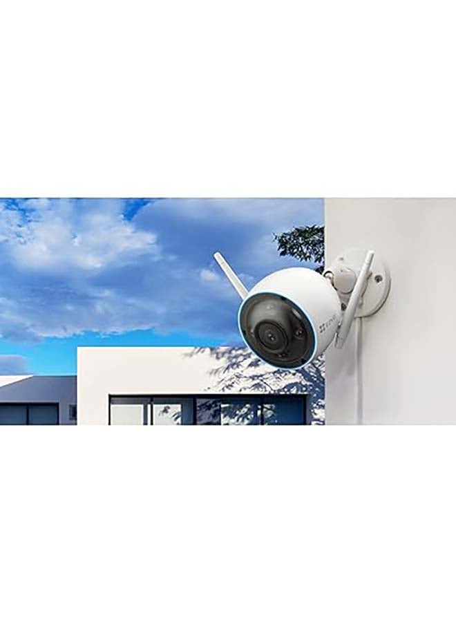 EZVIZ - H3 3K Smart Home Camera, Color Night Vision, Two Way Talk, AI Powered Human, Supports Local Micro SD Card, Active Defense, Vehicle Shape Detection, 2.4Ghz Wifi Connectivity - Image 1
