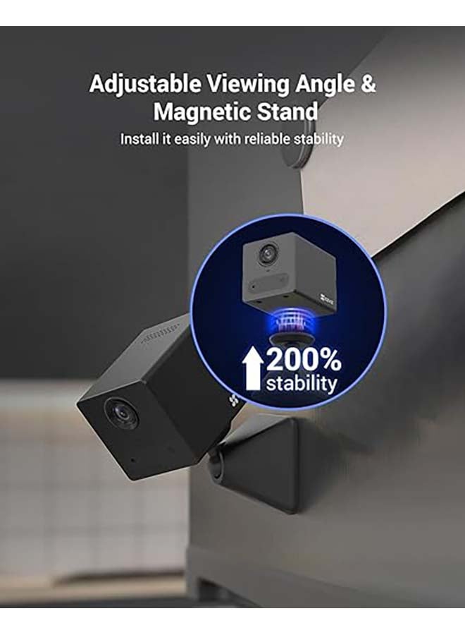 EZVIZ - CB2 Security Camera With Battery, 1080p WiFi Camera CCTV With PIR Motion, Smart Human Detection, Two Way Audio Talk, Easy Install With Magnetic Base, Supported Cloud & SD Card Storage - Image 1