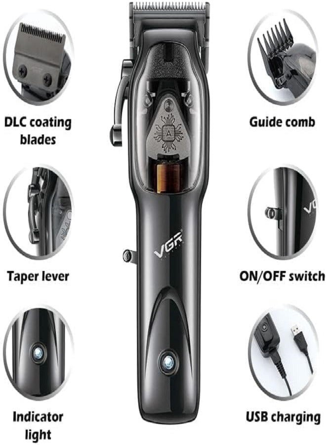 VGR VGR V-653 Professional Hair Trimmer Multicolour - Image 2