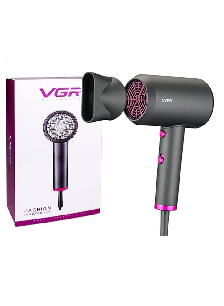 VGR VGR V-400 Professional Hair Dryer 1600-2000W Multicolour  - Image 1