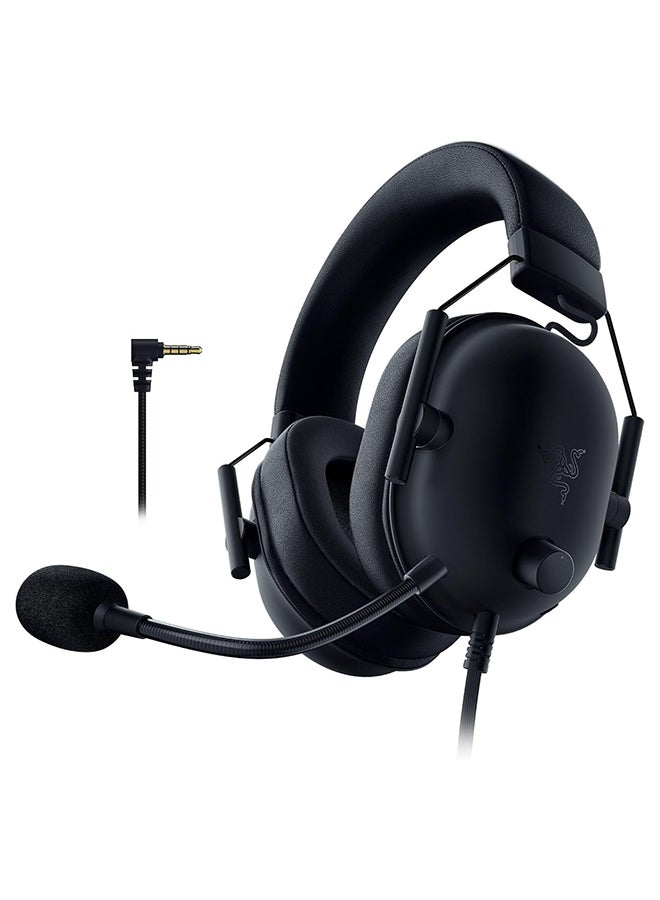 RAZER BlackShark V2 X PlayStation licensed Gaming Headset: 50mm Drivers, Cardioid Mic, Lightweight, Noise Isolating Earcups, for PS5, Xbox Series X, PC, Switch via 3.5 mm Audio Jack - Black - Image 1