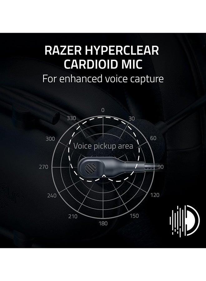 RAZER BlackShark V2 X PlayStation licensed Gaming Headset: 50mm Drivers, Cardioid Mic, Lightweight, Noise Isolating Earcups, for PS5, Xbox Series X, PC, Switch via 3.5 mm Audio Jack - Black - Image 3