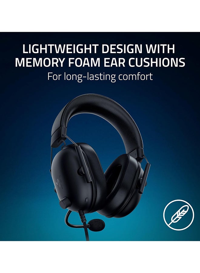 RAZER BlackShark V2 X PlayStation licensed Gaming Headset: 50mm Drivers, Cardioid Mic, Lightweight, Noise Isolating Earcups, for PS5, Xbox Series X, PC, Switch via 3.5 mm Audio Jack - Black - Image 5