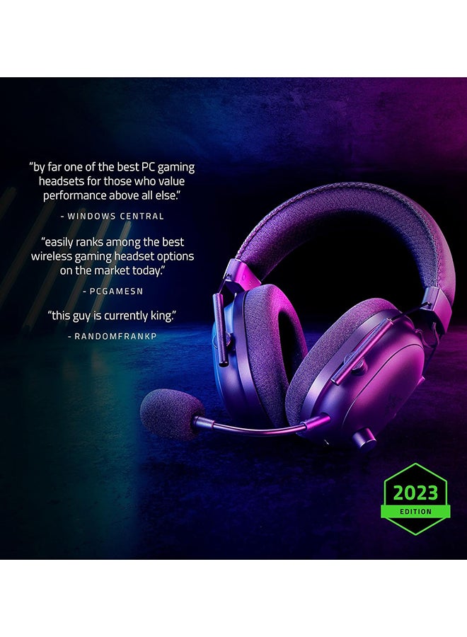 RAZER BlackShark V2 Pro Wireless Gaming Headset: Wideband Mic - Pro-Tuned FPS Profiles - 50mm Drivers - Comfortable Noise Isolating Earcups - 70 Hr Battery - Bluetooth - for PC, PS5, Switch - White - Image 3