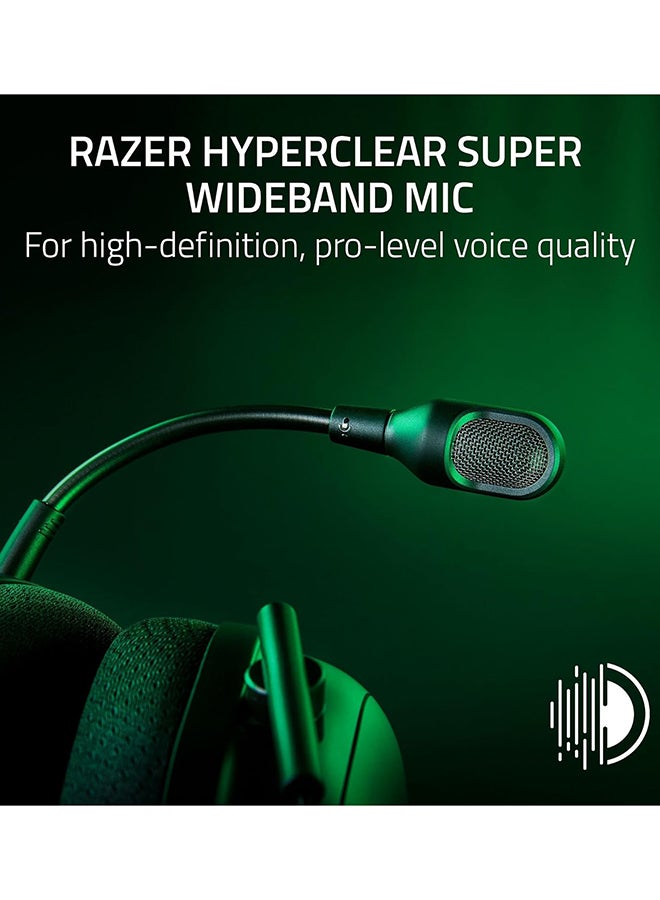 RAZER BlackShark V2 Pro Wireless Gaming Headset: Wideband Mic - Pro-Tuned FPS Profiles - 50mm Drivers - Comfortable Noise Isolating Earcups - 70 Hr Battery - Bluetooth - for PC, PS5, Switch - White - Image 4