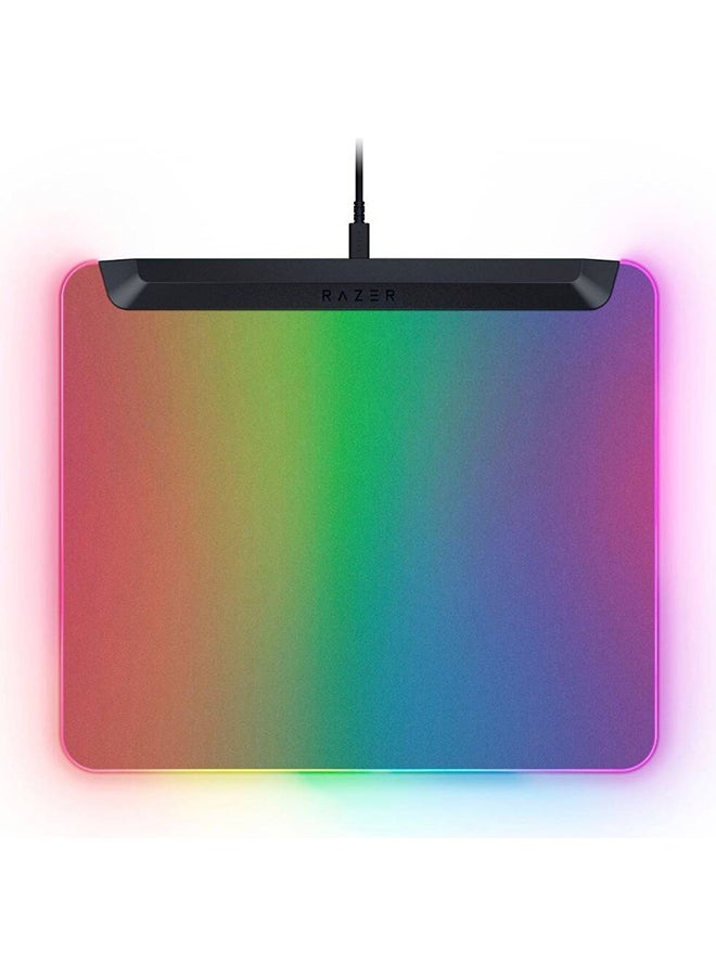 RAZER - Firefly V2 Pro Mousepad, 278 x 360 x 4.6mm Dimension, Micro-textured Surface, Hard Mat, Anti-Slip Base, Integrated USB 2.0 Port, Detachable USB Type-C Cable, Black | RZ02-04920100-R3M1 - Image 1