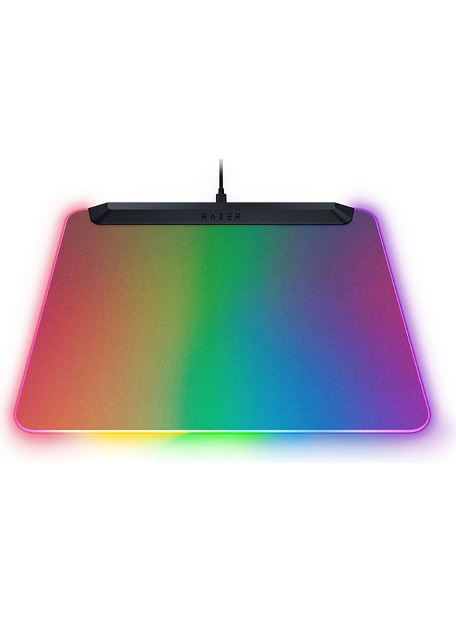 RAZER - Firefly V2 Pro Mousepad, 278 x 360 x 4.6mm Dimension, Micro-textured Surface, Hard Mat, Anti-Slip Base, Integrated USB 2.0 Port, Detachable USB Type-C Cable, Black | RZ02-04920100-R3M1 - Image 1