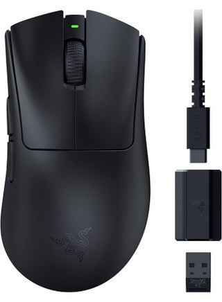 DeathAdder V3 HyperSpeed Wireless Gaming Mouse, Focus X 26K Optical Sensor, 26000 DPI Sensitivity, 40g Max Acceleration, 8 Programmable Buttons, Black | RZ01-05140100-R3G1 - pnsku/N70072655V/45/_/1722935574/ca513dca-cf3a-4448-a60c-9f20981d5260