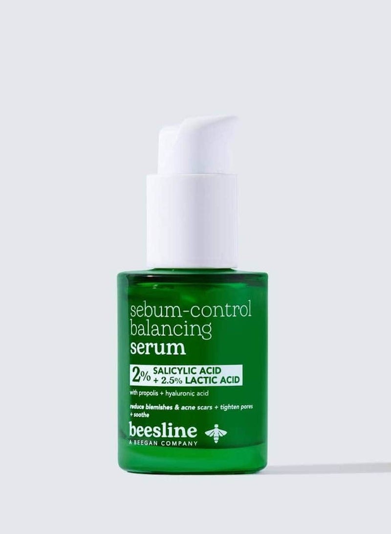 Beesline Sebum Control Balancing Salicylic Acid 2 %With Lactic acid 2.5 % With Hyaluronic Acid Serum 30ml  - Image 5