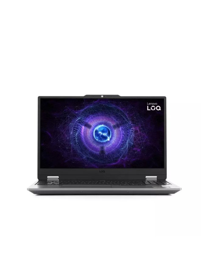 Lenovo - LOQ 3 15IRX9 Gaming Laptop With 15.6-Inch Display, Core i7-13650HX Processor/16GB RAM/512GB SSD/Windows 11/8GB GeForce RTX 4060/ English/Arabic Luna Grey - Image 1