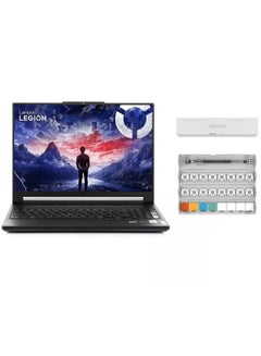 Lenovo Legion Y900 16IRX9 Gaming Laptop With 16-Inch 3.2K (3200x2000) Mini LED Display, Core i9-14900HX Processor/64GB RAM/2TB SSD/Windows 11/16GB GeForce RTX 4090 + 8 Switchable Keycaps and Easy Tool English/Arabic Carbon Black  - Image 1