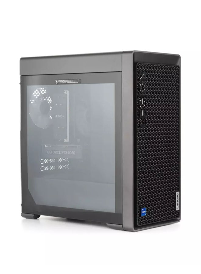 Lenovo - Legion T5 26IRB8 Gaming PC With Core i7-14700KF Processor/16GB RAM/1TB SSD/Windows 11/8GB GeForce RTX 4060/ Grey - Image 1