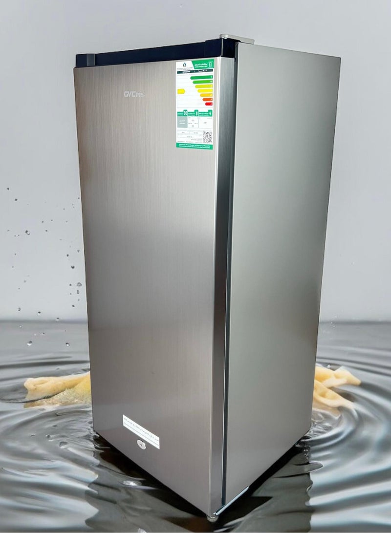 gvc pro Single Door Refrigerator 129 kW GVCRF-159 Silver - Image 2