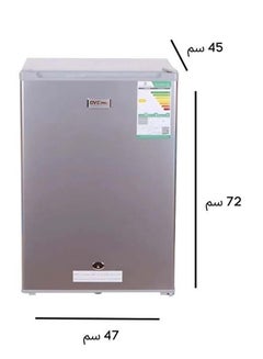 جي في سي برو ثلاجة باب واحد 76 لتر GVRF-120 فضي فضي  - Image 3