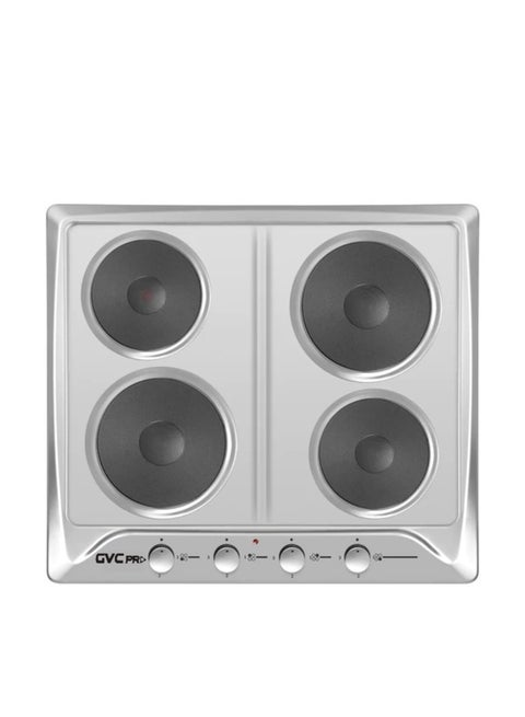 4 Stone Built-In Electric Surface B-604-E Silver