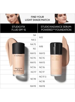 MAC studio radiance high coverage serum foundation nc15 Beige  - Image 5