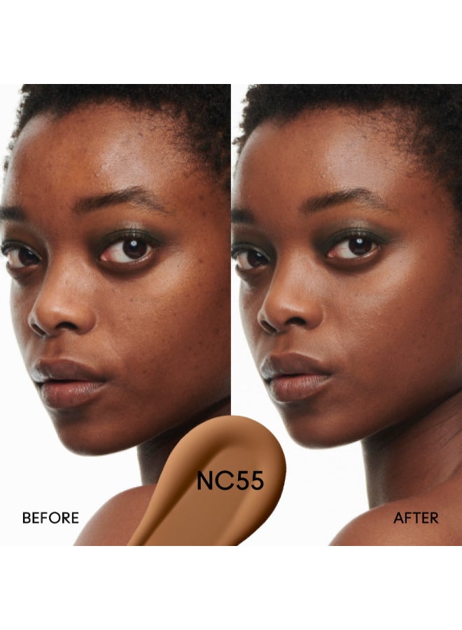 MAC studio radiance high coverage serum foundation nc55 Beige  - Image 3