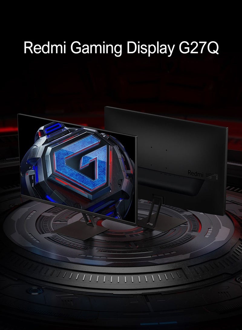 Xiaomi - G27Q Redmi Series LED-Monitor Gaming 27" 2k Ultra-Clear Picture 180Hz High Refresh Rate 1ms Response Fast IPS black - Image 1