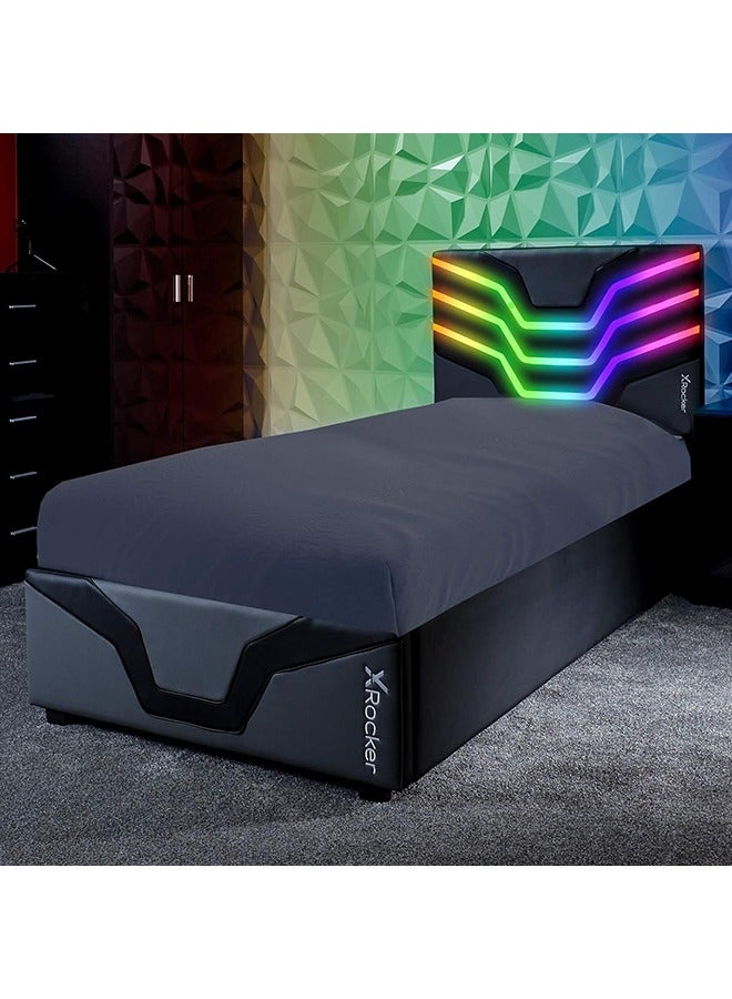 إكس روكر سرير الألعاب X Rocker Cosmos RGB LED بحجم مرتبة فردية 90 × 190 سم  - Image 1